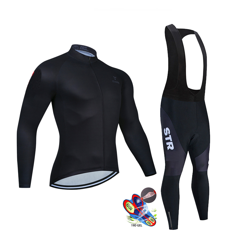Cycling Gear Waterproof - STR 사이클링 의류 세트 남성용, 가을