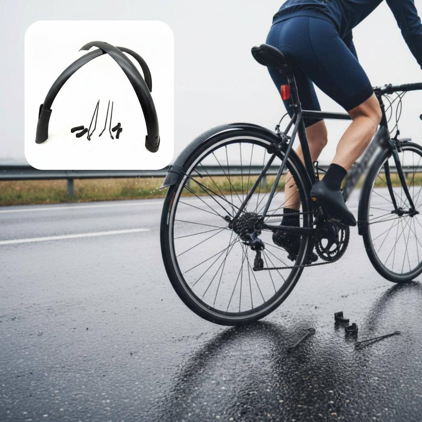 451 휠 머드가드 세트 녹 방지 알루미늄 자전거 머드 - Bike Fender Set 리뷰 및 가격