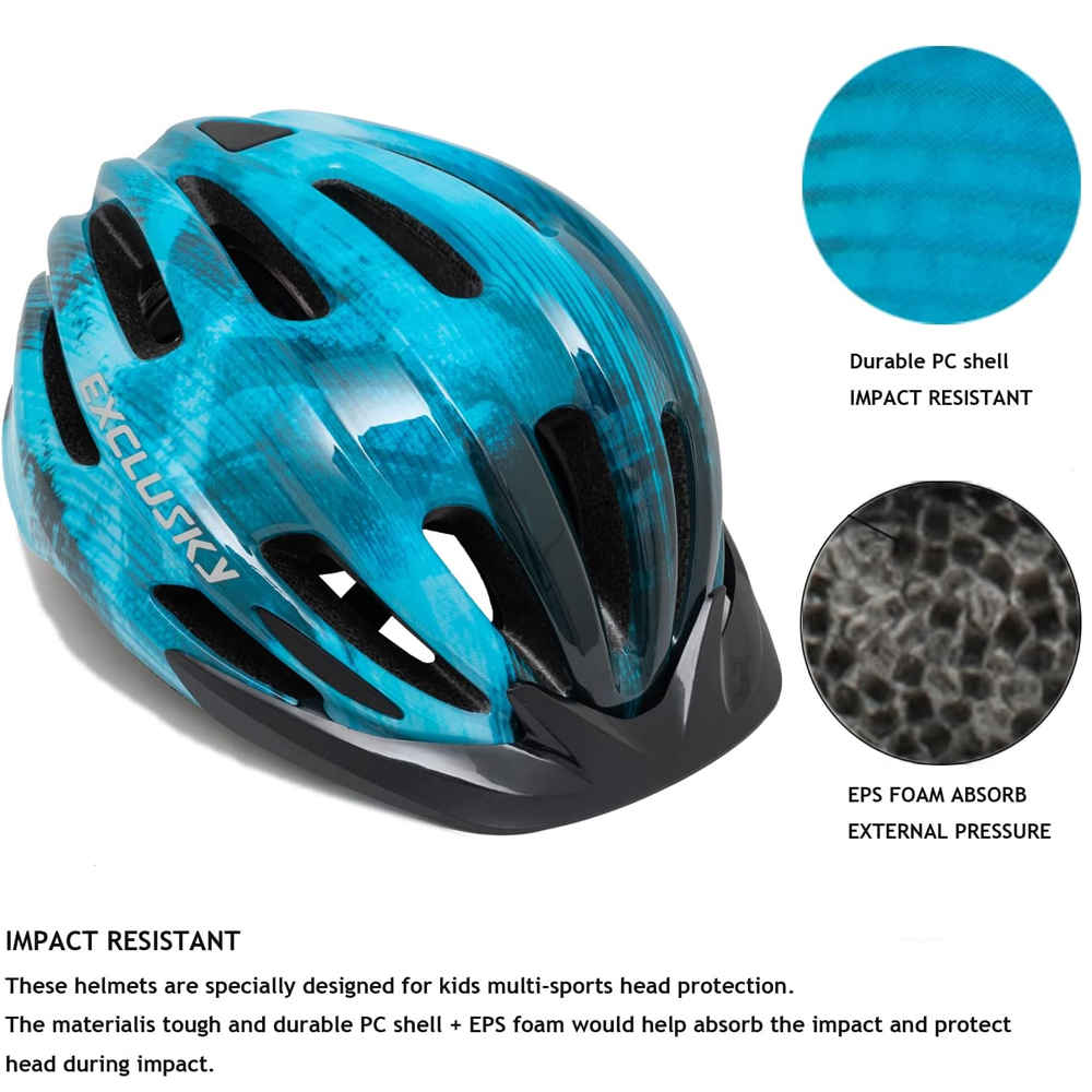 LED 라이트가 장착된 어린이용 자전거 헬멧, 5~12 - Youth Cycling Gear 리뷰 및 가격
