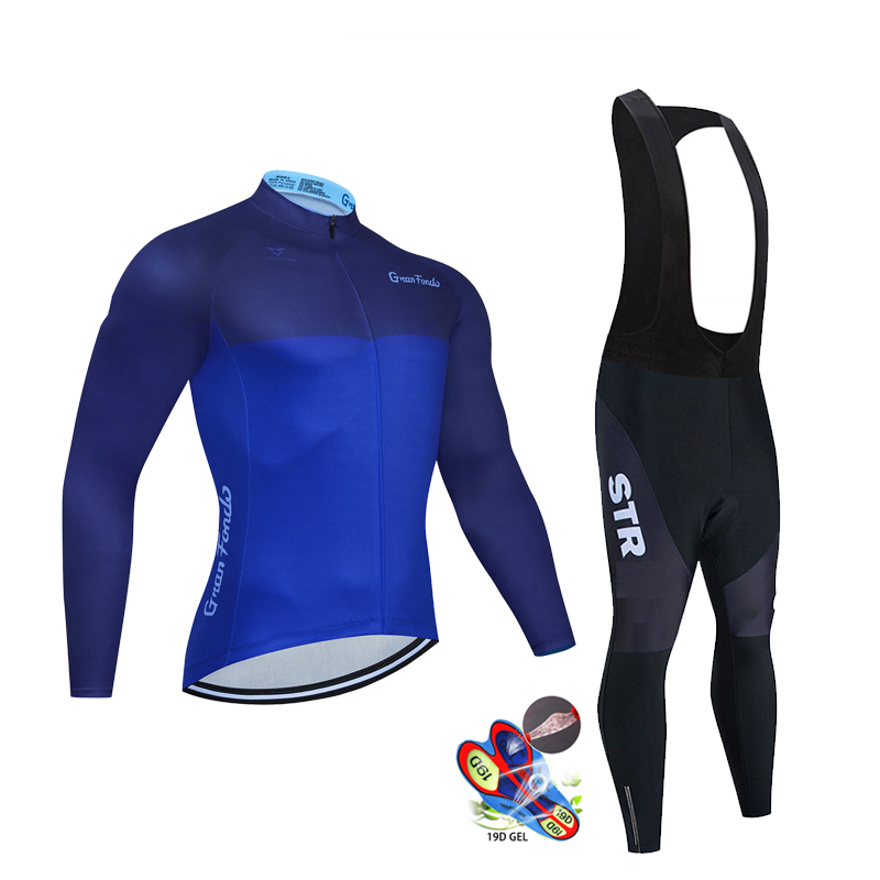 STR 사이클링 의류 세트 남성용, 가을 블랙 긴 소매 - Cycling Gear Waterproof 리뷰 및 가격