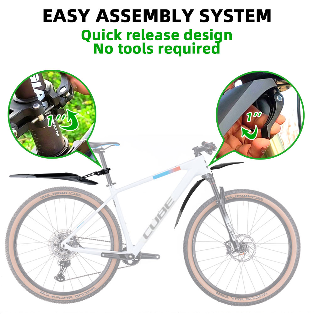 RBRL MTB 자전거 머드가드 퀵 릴리스 와이드형 자 - Bike Fender Set 리뷰 및 가격