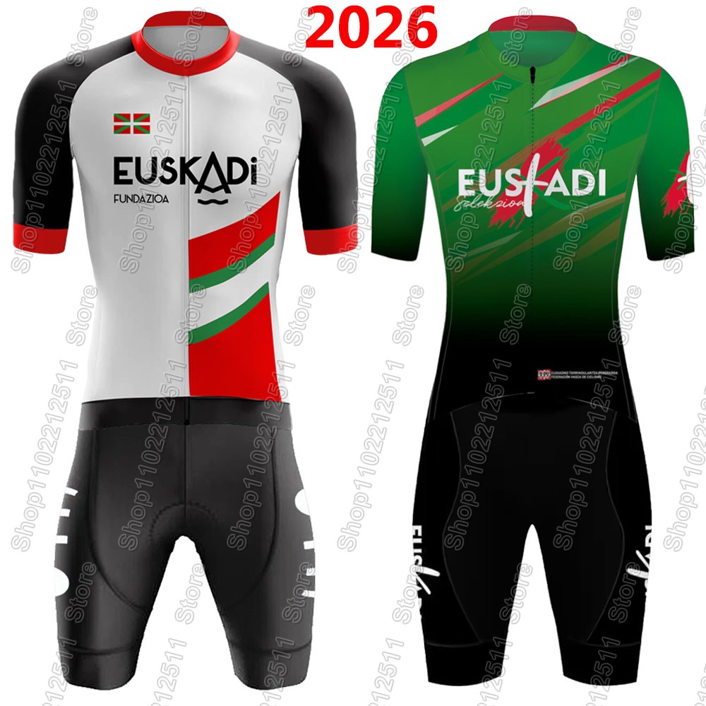Euskadi 팀 사이클링 저지 2026 세트 여름 스 - Cycling Gear Waterproof 리뷰 및 가격