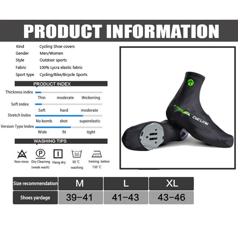 X-TIGER 전문 MTB 사이클링 신발 커버, 퀵 드 - Cycling Shoe Insoles 리뷰 및 가격