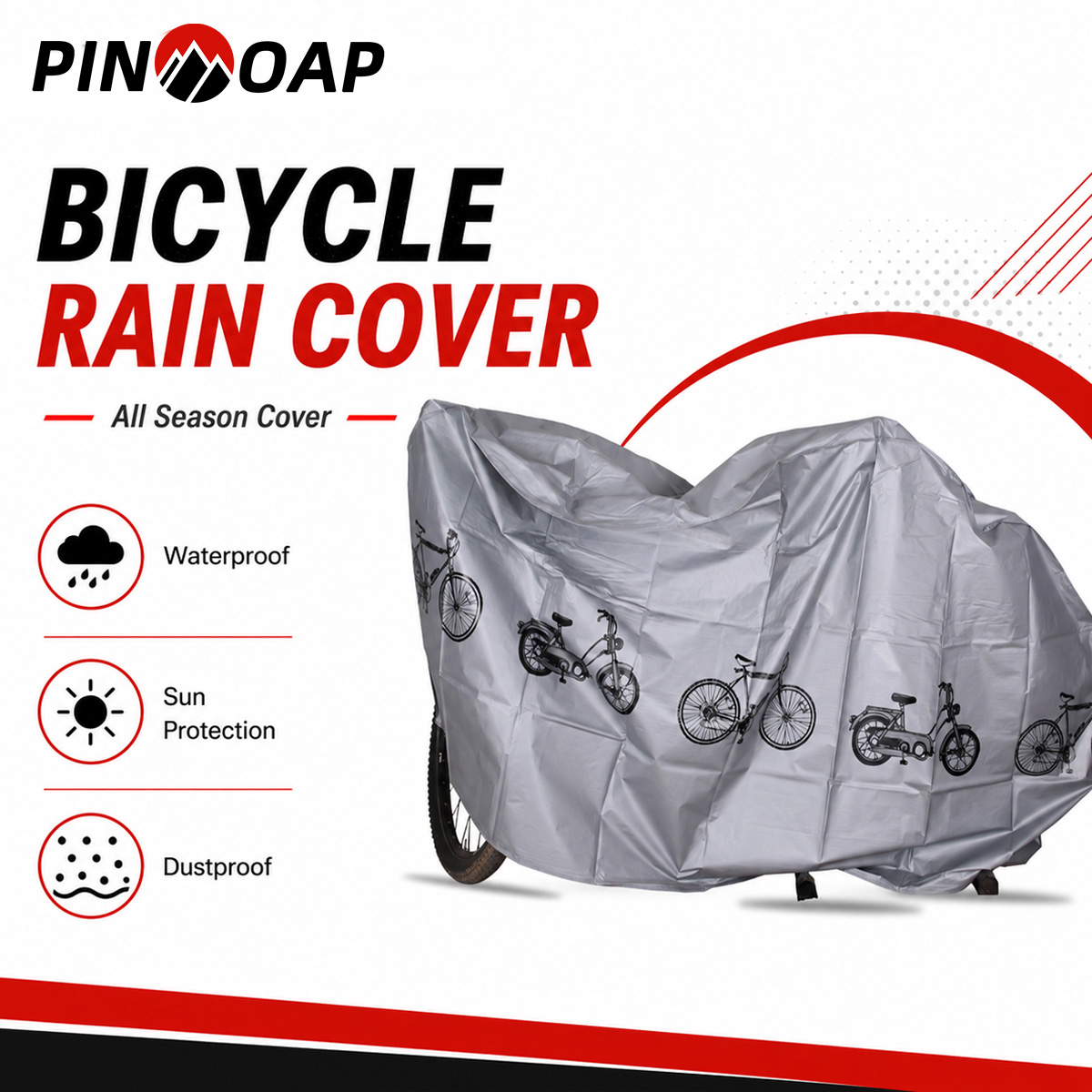 PINMOAP 범용 자전거 레인 커버 방수 야외 자전거 - Cycling Gear Waterproof 리뷰 및 가격
