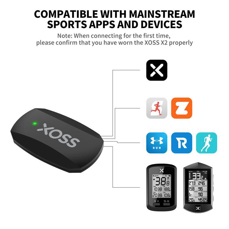 Xoss X2 심박수 모니터 듀얼 모드 블루투스 Ant - Cycling Heart Rate Monitor 리뷰 및 가격