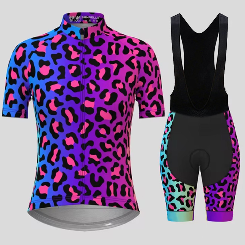 남성용 통기성 사이클링 세트 세트, 블루 레오파드 무늬 - Cycling Gear Waterproof 리뷰 및 가격