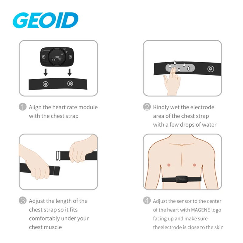 GEOID HS500 심박수 스트랩 센서 사이클링 컴퓨 - Cycling Heart Rate Monitor 리뷰 및 가격