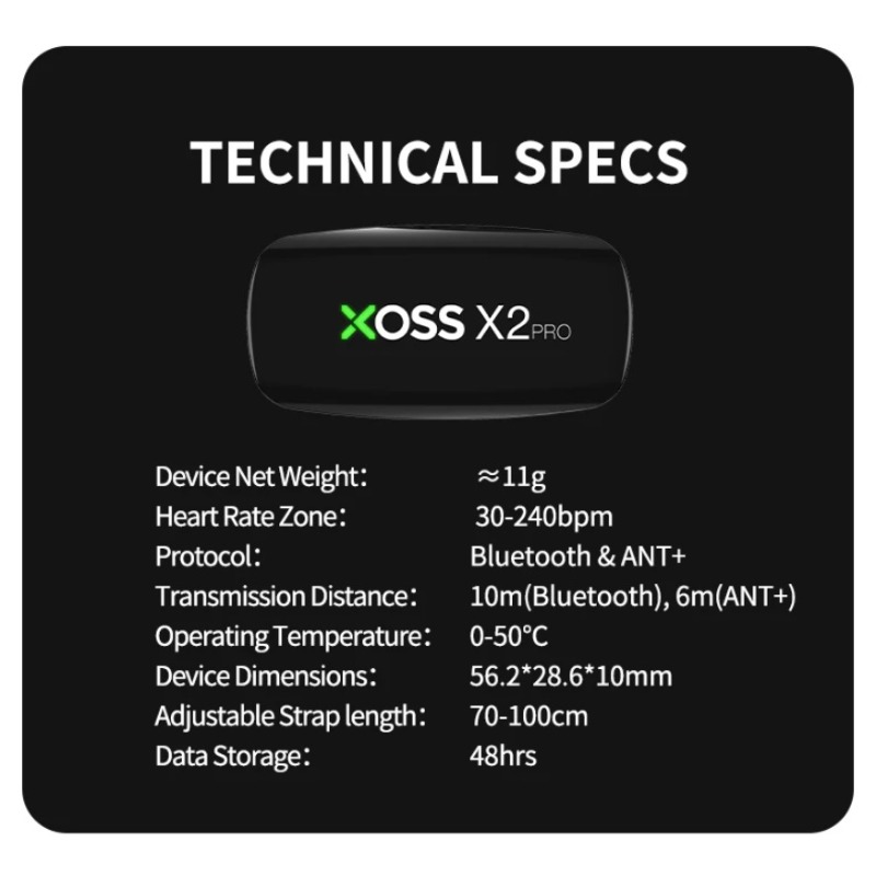 XOSS X2 Pro 심박수 모니터 센서 블루투스 AN - Cycling Heart Rate Monitor 리뷰 및 가격