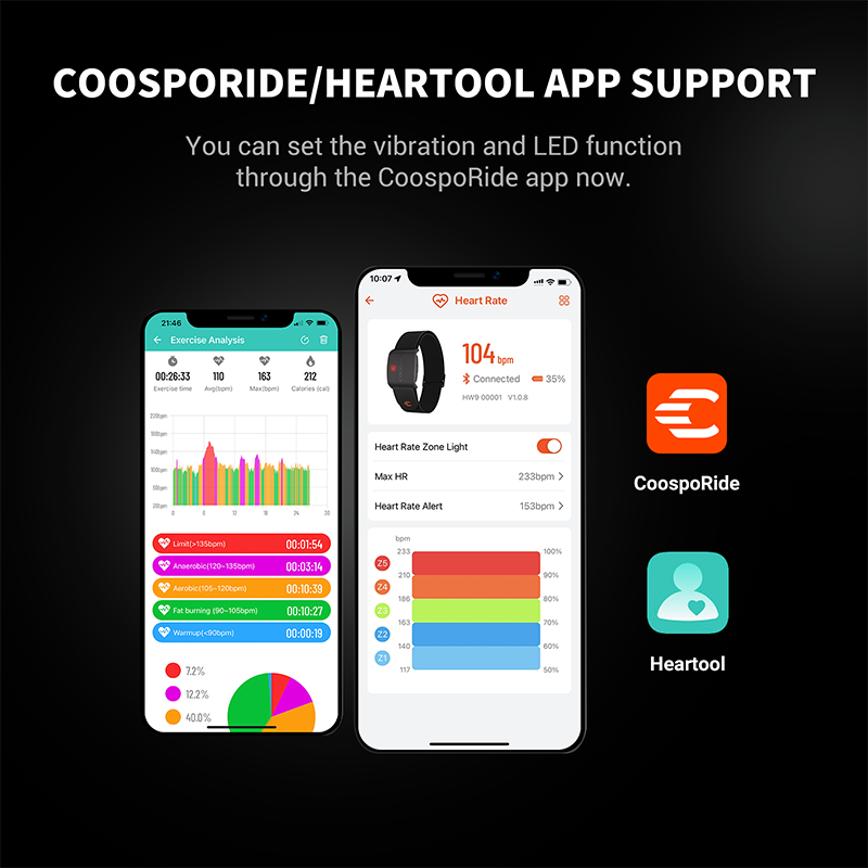 COOSPO HW9 암밴드 심박수 모니터, HR 존,  - Cycling Heart Rate Monitor 리뷰 및 가격